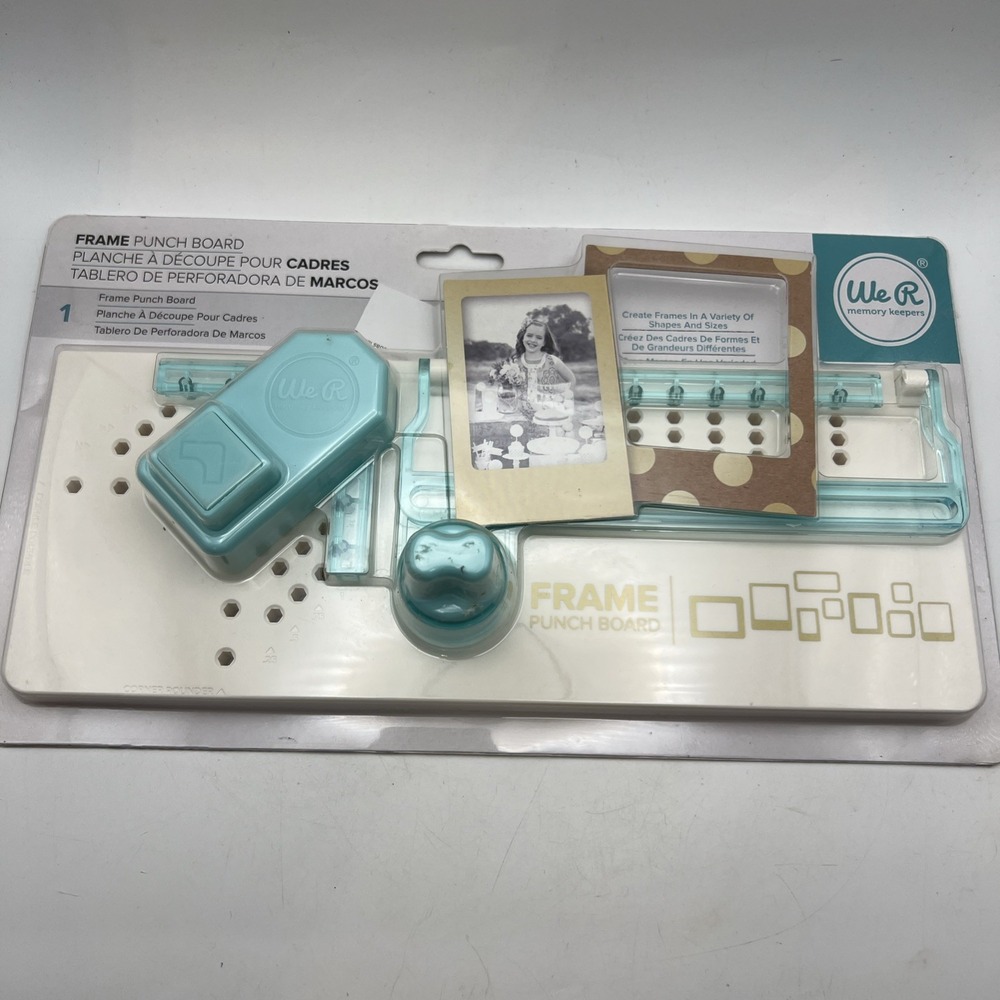 We R Memory Keepers Frame Punch Board Set New In Package - Picture 9 of 9